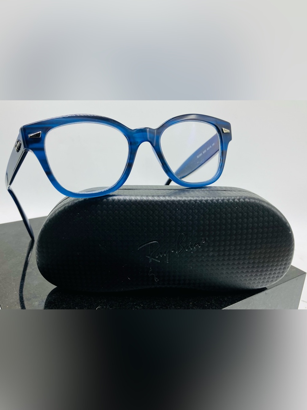 Ray-Ban Eyeglasses RB 0880 8053 Blue Horn Frames Glasses